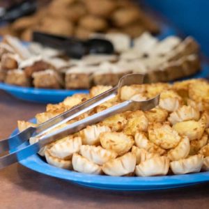 snacks prepared by chef Michel