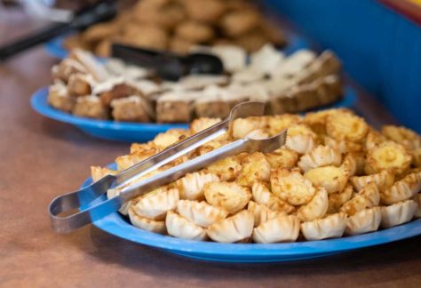 snacks prepared by chef Michel